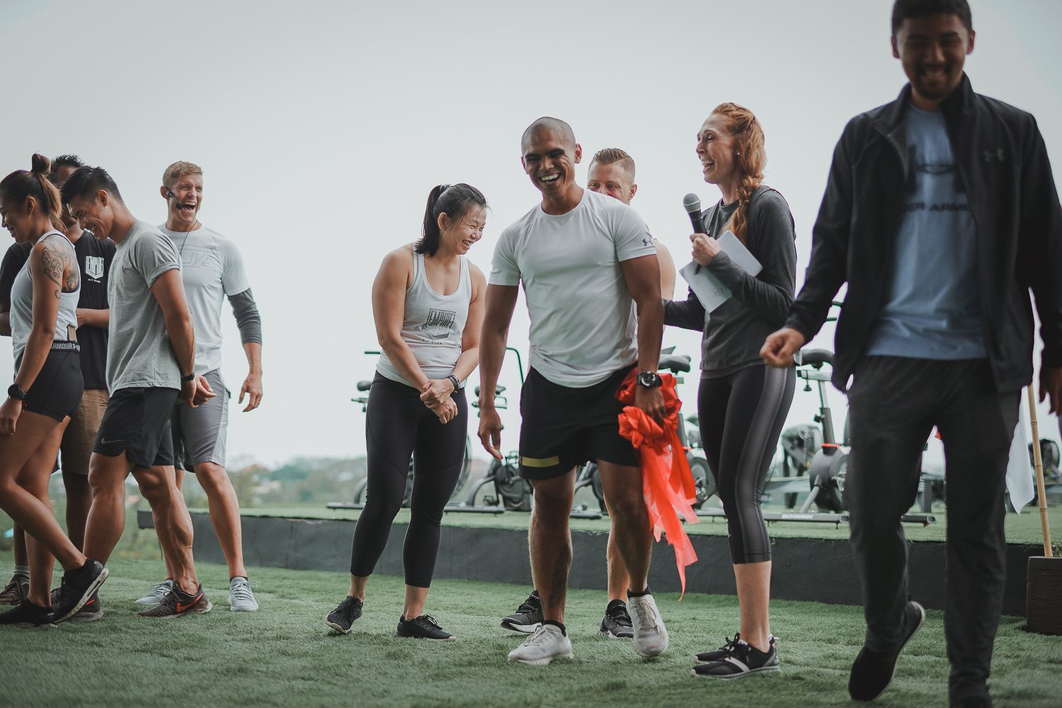 A DadBody group training together